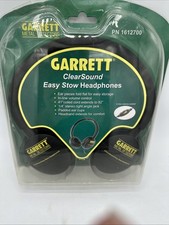 NEW/SEALED Garrett Metal Detectors Easy Stow Clearsound Headphones 1612700