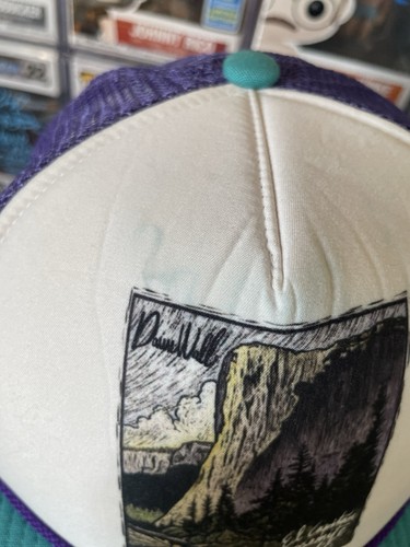 Algo de Sangrado de Color - Patagonia Snapback Trucker Sombrero / Gorra - Yosemite CA - Imagen 2 de 4