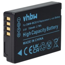 Batteria per Panasonic Lumix FMC-ZS7 FMC-ZX1 750mAh 3,6V