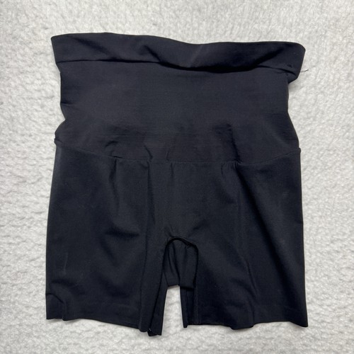 Pantalones cortos de bicicleta Spanx elásticos moldeadores negros para mujer talla pequeña - Imagen 1 de 3