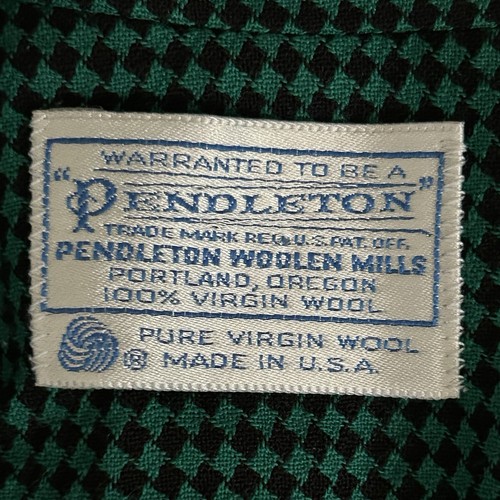 Vtg Pendleton Blazer Womens 20W Green Plaid Virgin Wool USA Preppy Equestrian - Picture 3 of 12