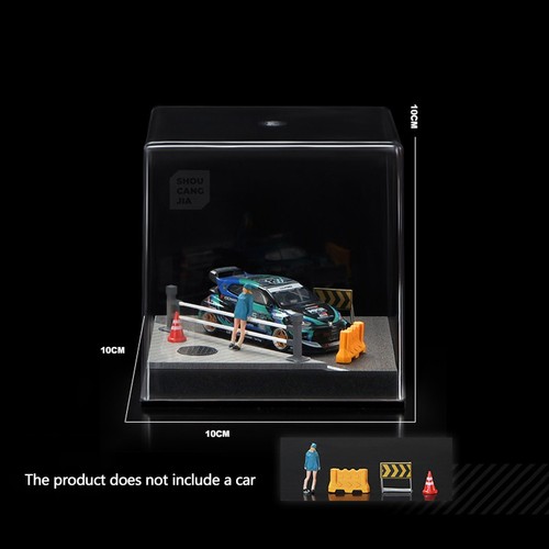 1/64 Diorama Street City Building Model City Parking Lot Scene Model - Picture 10 of 27