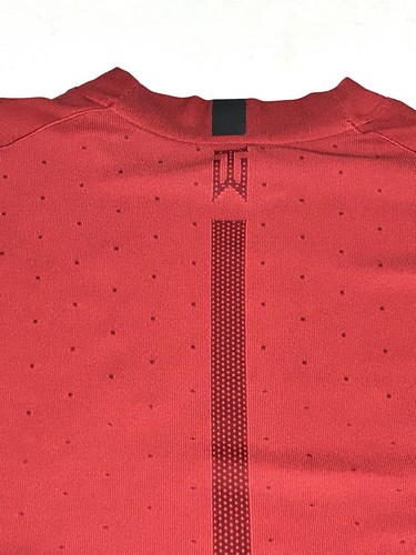 Men’s Nike Tiger Woods Red Mock Neck Short Sleeve Golf Shirt CT6078-687 Sz XXL - Picture 6 of 13