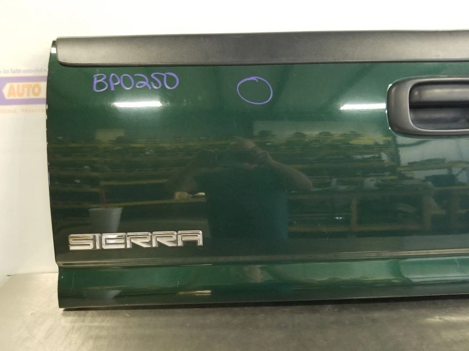 01 2001 GMC SIERRA 2500 SLT TAILGATE GREEN Foto 4 de 4