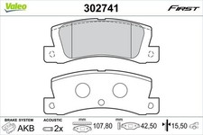 VALEO Bremsbeläge Bremsbelagsatz Bremsklötze ESSENTIAL Hinten 302741