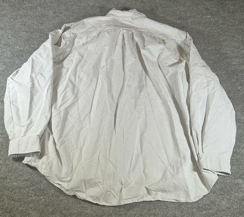 Polo Ralph Lauren Men’s 3XB Big Blue White Striped Button Down Flesh Pony - Picture 2 of 7