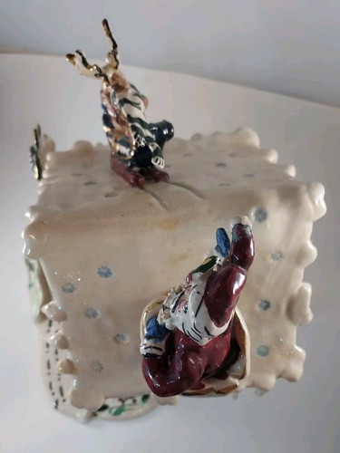LARGE 16" BLUE SKY CLAYWORKS "SANTA'S COTTAGE" HEATHER GOLDMINC 5 PC. CL20025 - Picture 18 of 24