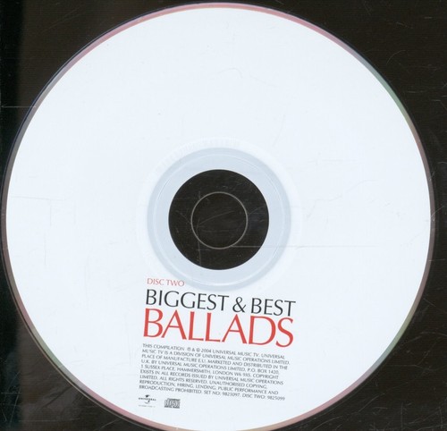 Various Artists Biggest & Best Ballads double CD Europe Universal Music Tv 2004 - Bild 3 von 4