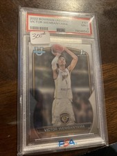 2022-23 Bowman University Chrome Victor Wembanyama #101 (RC) PSA 9 Mint
