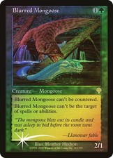 MTG FOIL Blurred Mongoose  - Invasion #183