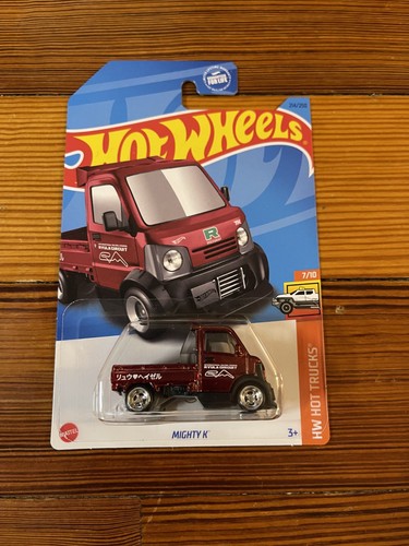 Hot Wheels 2023 Mighty K 214/250 Super Treasure Hunt rot mit Protector