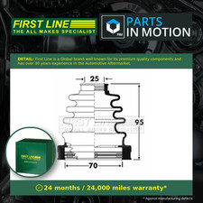 CV Joint Boot FCB2864 First Line C.V. Driveshaft Gaiter 0443805260 Quality New