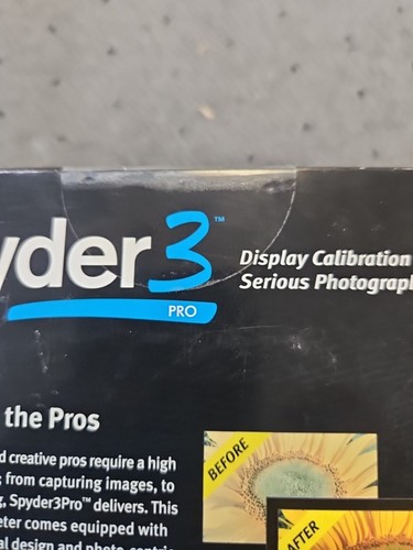 Datacolor SPYDER 3 Pro Computer Monitor Display Calibration for Photography - Picture 3 of 5