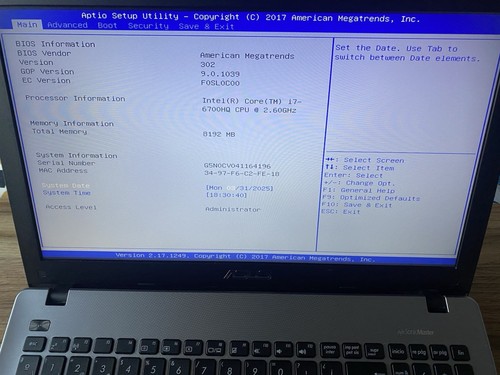 Asus R510V , Intel Core i7 6700 HQ 2.6 GHz, 8 GB, 1 TB HDD, GEFORCE GTX 950M - Picture 6 of 8