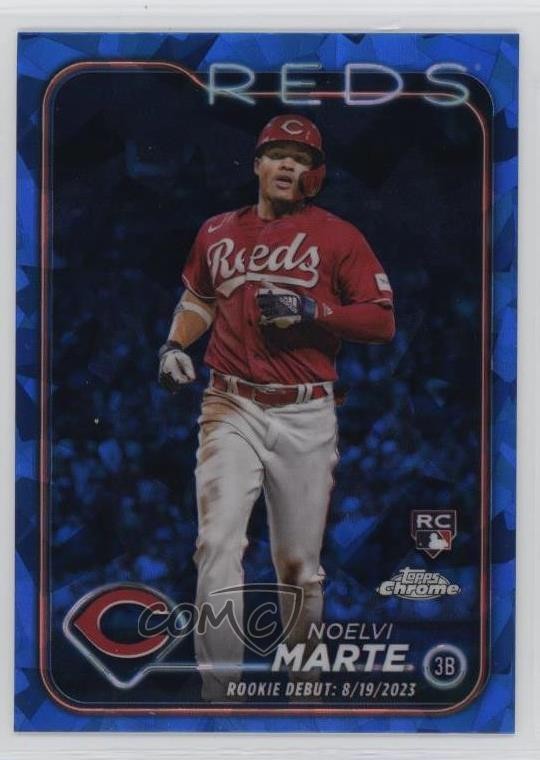 2024 Topps Chrome Update Sapphire Edition Debut Noelvi Marte Rookie RC 01wt