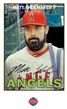 2016 Topps Heritage #218 Matt Shoemaker