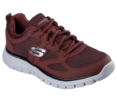 Skechers Leshur Track 232758 BBK Herrenschuhe schwarz, leichte Sportschuhe mit