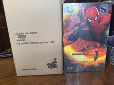 HOT TOYS MARVEL'S SPIDER-MAN   BATTLING VERSION   MOVIE PROMO EDITION 1 6 MMS625
