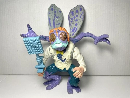 Vintage 1989 TMNT Teenage Mutant Ninja Turtles Baxter Stockman Action Figure