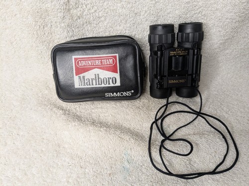 Vintage Marlboro Adventure Team Binoculars by Simmons 8x21  Model 1156 - Picture 1 of 4