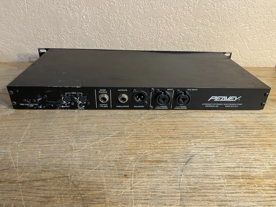 Peavey Autograph II Computer Controlled Midi Graphic Equalizer Oem - Image 4 of 4