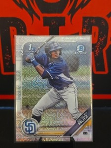 2019 Bowman - Chrome Prospects Mega Box Mojo Refractor #BCP-89 Esteury Ruiz (RC)
