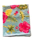 Resort Collection Pink Hibiscus Palm Tree Beach Towel New 66”80”