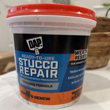 DAP 10504 Indoor/Outdoor White All Purpose Stucco Patch 1 qt.