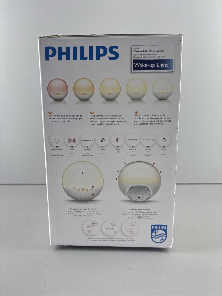 Philips HF3520 60 E Wake-Up Light With Colored Sunrise