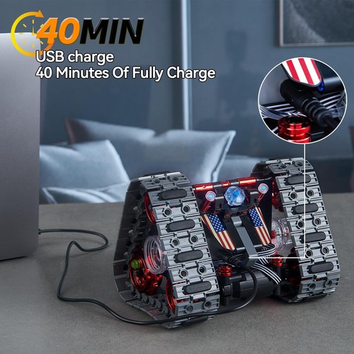 STEM Building Toys 4 in 1 Robot Car Remote APP Control Creative Gifts 6-12 - Picture 5 of 7