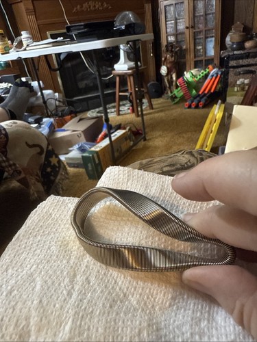Vintage Stretch Bracelet - Silver Tone - Picture 12 of 15