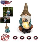 New ListingWeather-Resistant Outdoor Gnome with Solar Light - Enhance Your Garden's Glow