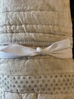 POTTERY BARN AMERICANA FLAG REVERSIBLE QUILTED EURO SHAM Photoshoot Sample *read