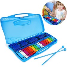 Xylophone 25 Notes Glockenspiel, Professional Xylophone for Beginners Kids Mu...