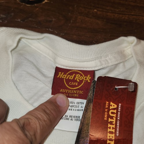 NUEVA CON Etiquetas Hard Rock Café Nueva York Camiseta Talla L Doble Cara - Imagen 6 de 7