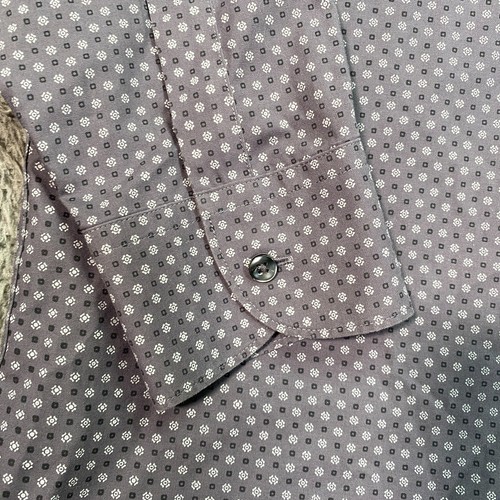 Camisa Charles Tyrwhitt Calce Clásico Informal Abotonada XL Gris Carbón Geométrica - Imagen 3 de 15