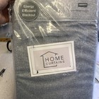 long grey thermal blackout curtains pencil pleat Heading 137cmX  229cm
