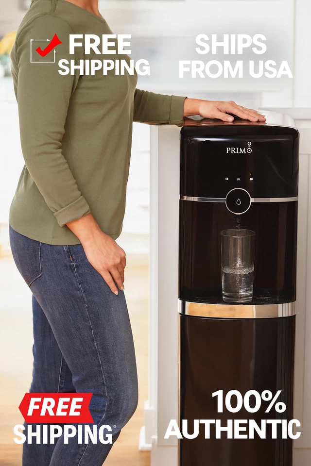 Dispensador de carga inferior Primo Smart Touch negro-caliente-frío/agua, diseño moderno Foto 2 de 4