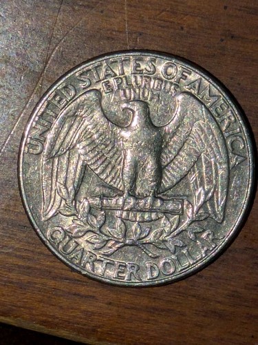 1991-P Washington Quarter Extra Fine & Shiny Struck Through Grease Error - Picture 4 of 11