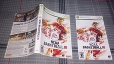 NCAA Basketball 10 (Microsoft Xbox 360) Cover Art & Manual Only! NO GAME!