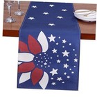 Floral Table Runner 4th of July Patriotic Rose Table Runners 72 Stars and Rose