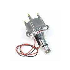 Flame-Thrower Billet Electronic Ignition Distributor with Ignitor II - Gray