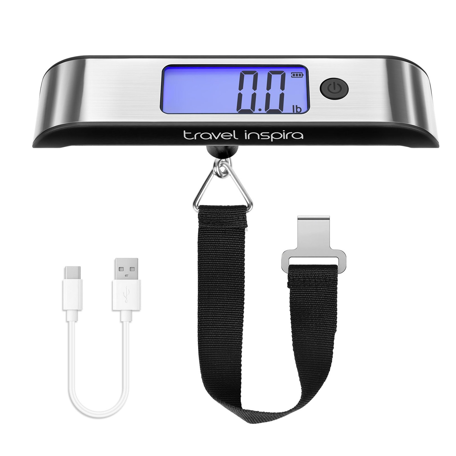 Scale 110lb/50kg Digital Hanging Scale Usb-c