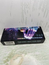 LED Rave Gloves and LED Color Changing Pyramid Clock Both New