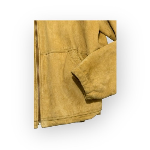 Vtg 70s Bert Paley Men’s Sheepskin Suede Full-Zip Hoodie Jacket sz 42R #1420 - Picture 6 of 13