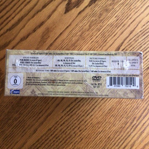 Mozart ~ Mozart At Salzburg Festival ~ Sealed 6 DVD Box Set. - Bild 6 von 6