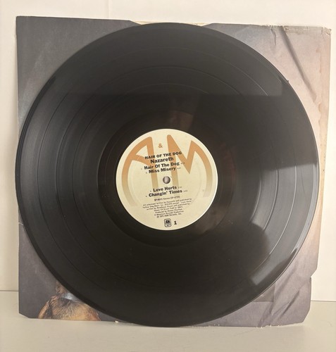 Nazareth Hair Of The Dog US Vinyl record LP Tested - Picture 4 of 4