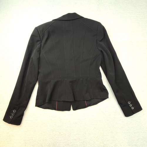 White House Black Market Blazer 10 Schwarz Schößchen Blazer Jacke Business Freizeit - Bild 7 von 10