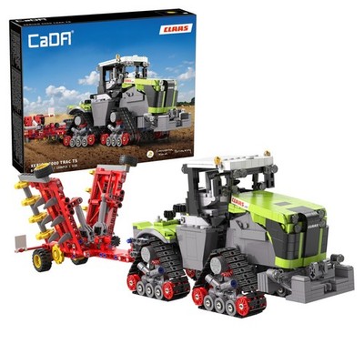 CaDA CLAAS XERION 5000 TRAC TS Traktor 1336 Teile Ziegel Set 3D Modell C65012W