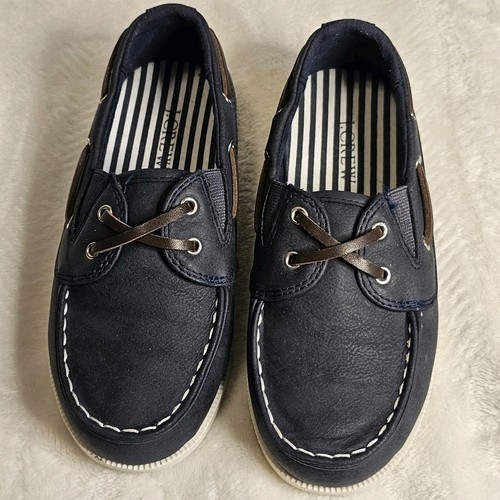 J. Crew Kinder Crewcut Bootsschuhe Größe 11 dunkelblau Jungen/Mädchen Unisex - Bild 1 von 8